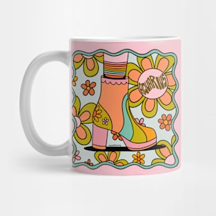 Aquarius Groovy Boot Mug